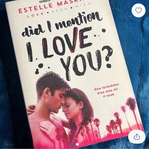 3/$15 📕 Did I Mention I Love You? Book by Estelle Maskame